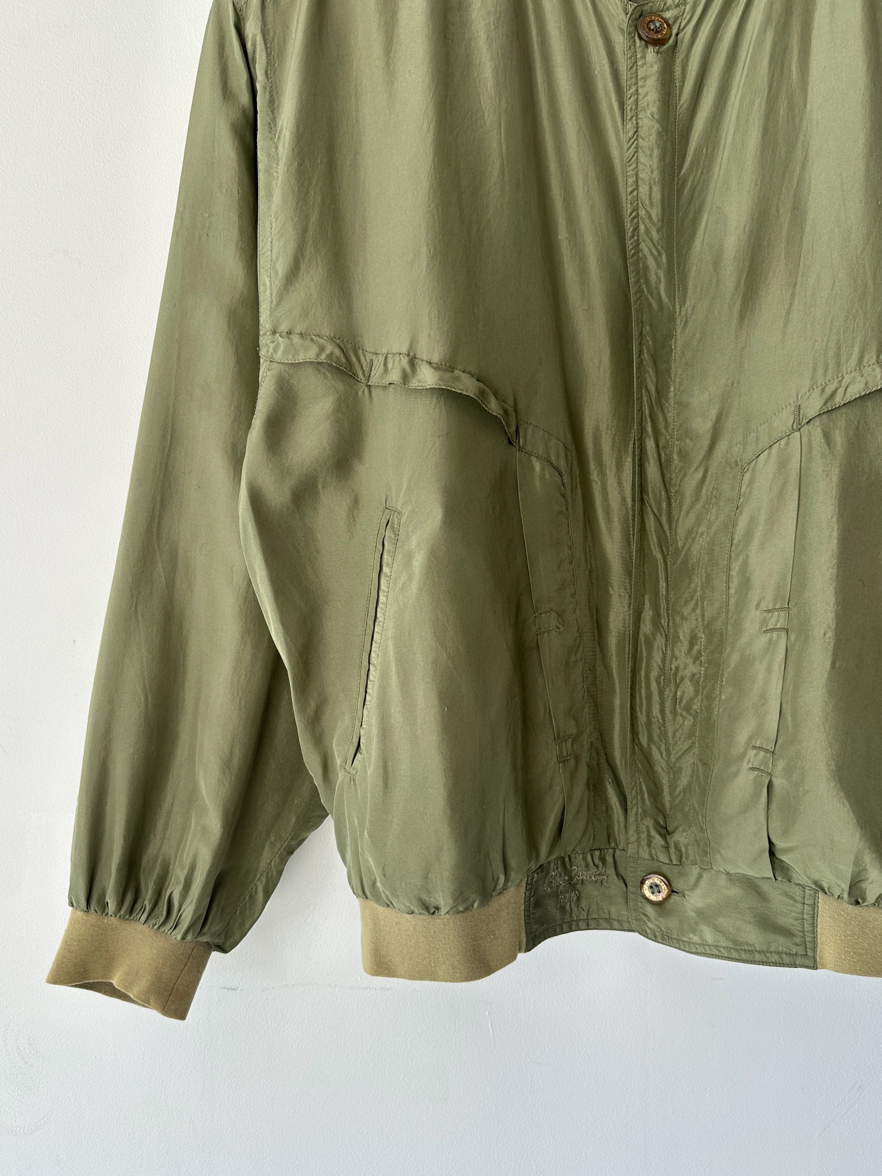 PIERRE CARDIN - 1990s SILK BOMBER JACKET