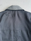 JANNE FAURE - 1990s CROP FIT JACKET WITH WOOL COLLAR