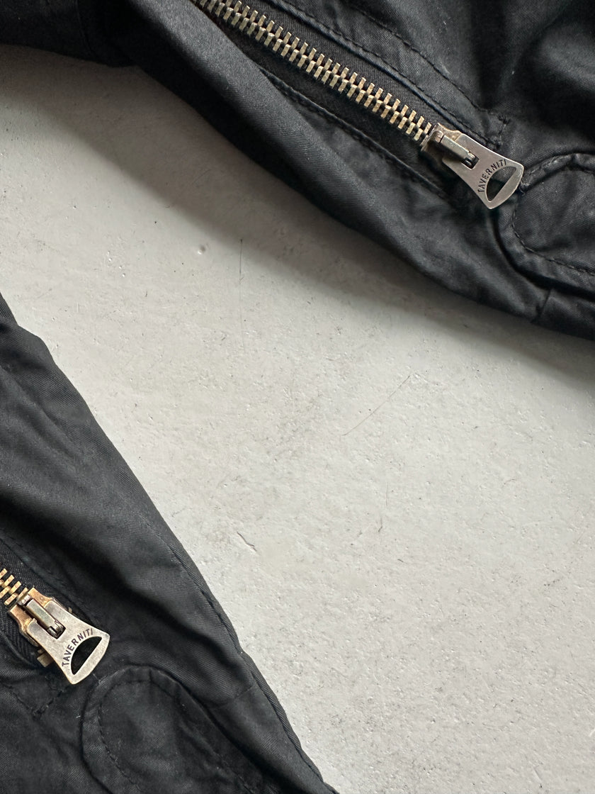 TAVERNITI - 1980s OVERSIZED MULTI POCKET AVANT GARDE TROUSERS