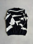 ISSEY MIYAKE - 1980s CREW NECK FUZZY WOOL OVERSIZED JUMPER