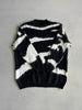 ISSEY MIYAKE - 1980s CREW NECK FUZZY WOOL OVERSIZED JUMPER