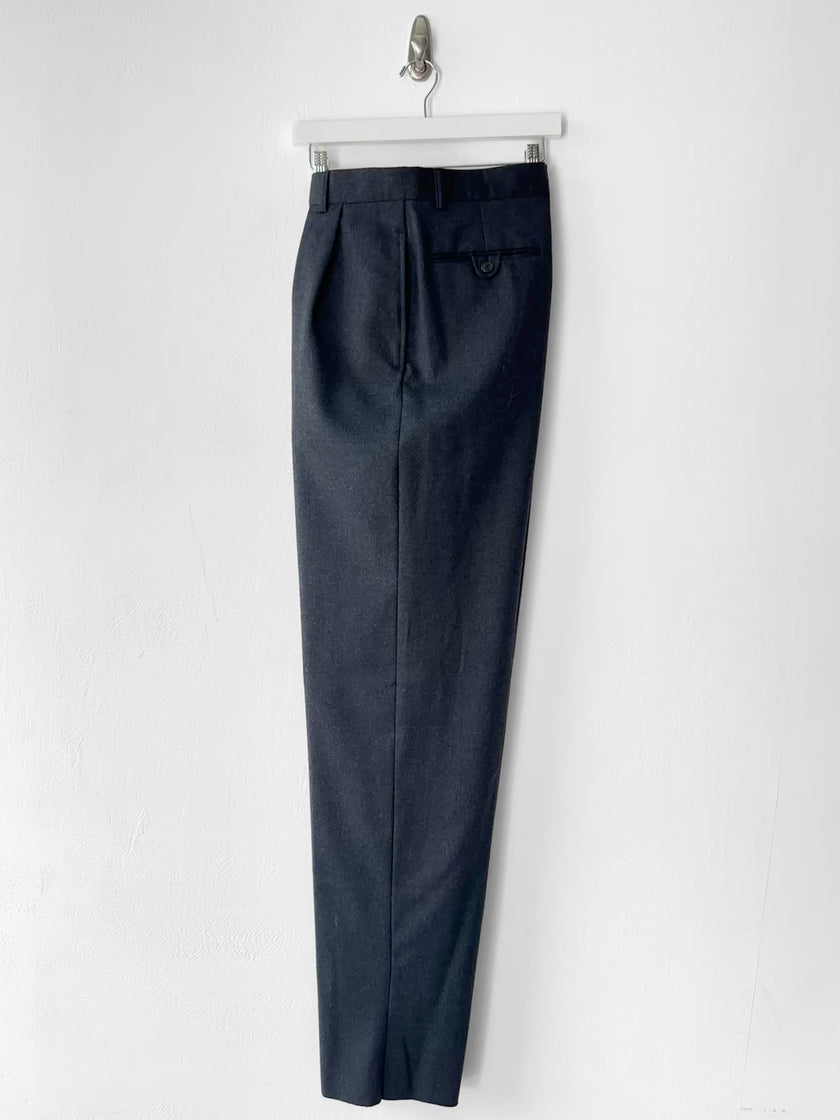 EMPORIO ARMANI - circa 1999 PLEATED FRONT TAILORED TROUSERS