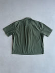 ANTONIO MIRO - 2000s ZIPPED HALF SLEEVE SHIRT