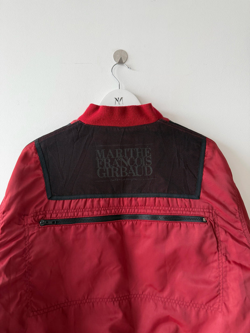 MARITHÉ + FRANÇOIS GIRBAUD - 1990s TECHNICAL BOMBER JACKET WITH MESH DETAILS