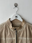 GIANFRANCO FERRÉ - early 2000s PANELED LEATHER BIKER JACKET