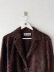 ISSEY MIYAKE - F/W 1998 SHAGGY TEXTURE BUTTONED BLAZER