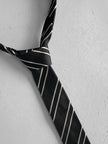 DOLCE & GABBANA  - 1990s SILK PATTERNED SKINNY TIE