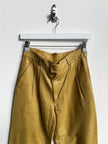GIANNI VERSACE - 1980s LEATHER TROUSERS WITH FRONT PLEATS