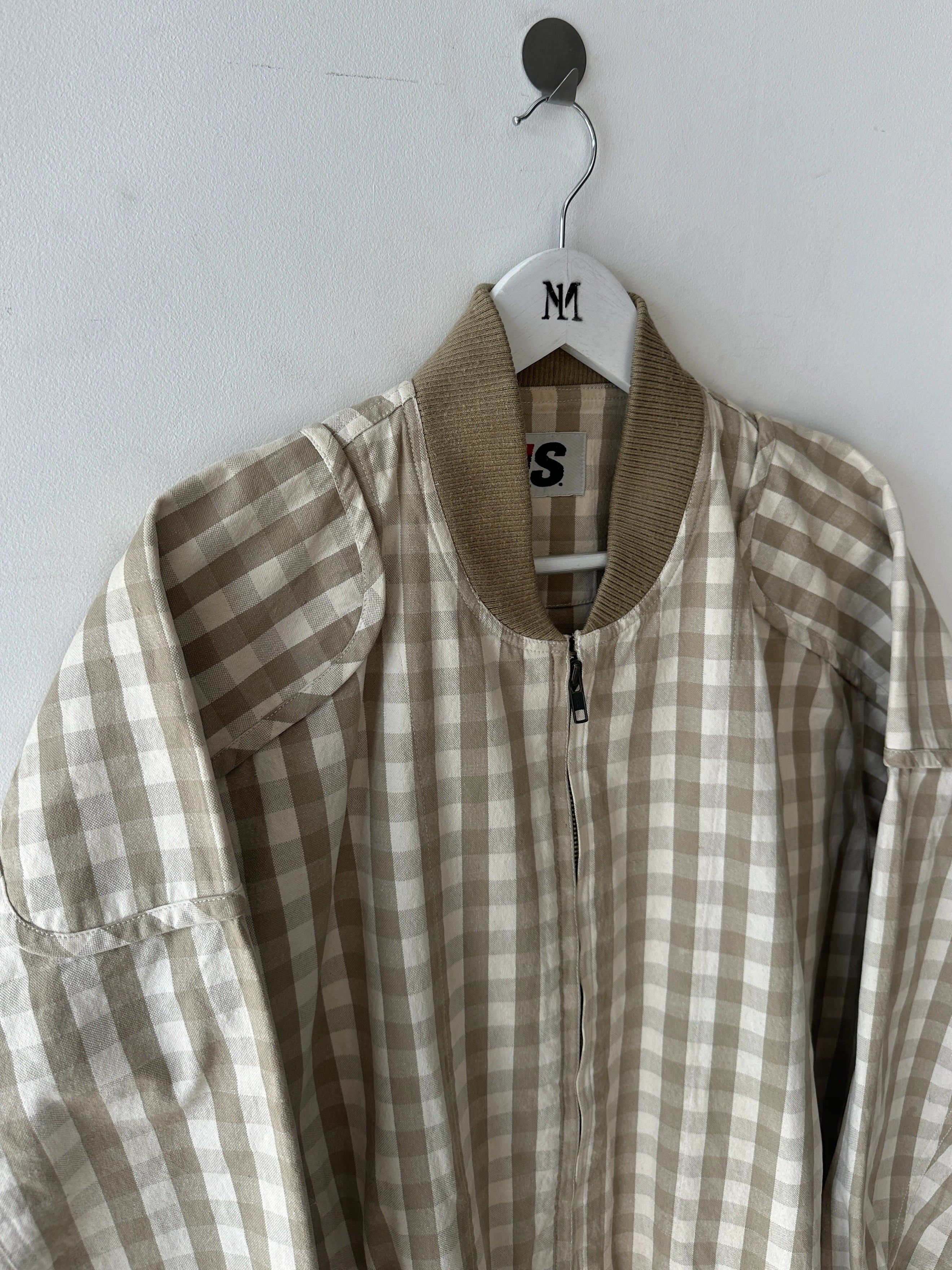 ISSEY MIYAKE IS X TSUMORI CHISATO - A/W 1984/85 CHECKED BOMBER JACKET