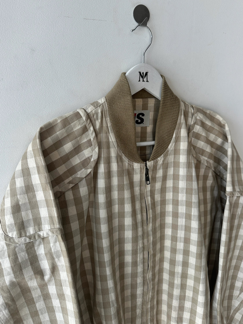ISSEY MIYAKE IS X TSUMORI CHISATO - A/W 1984/85 CHECKED BOMBER JACKET