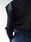 ISSEY MIYAKE PLEATS PLEASE - F/W 2000 PLEATED LONG SLEEVE TOP