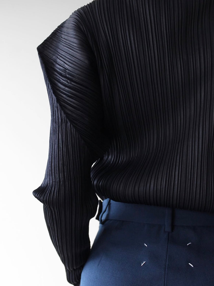 ISSEY MIYAKE PLEATS PLEASE - F/W 2000 PLEATED LONG SLEEVE TOP