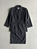 ISSEY MIYAKE IS X TSUMORI CHISATO - 1980s WOOL SUIT BLAZER AND MINI SKIRT