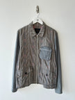 UNDERCOVERISM - early 2000s LINEN JACKET WITH CONTRASTING SLEEVE
