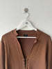 JEAN PAUL GAULTIER FEMME - late 1990s SHIMMERING CARDIGAN WITH SAFETY PIN FRONT