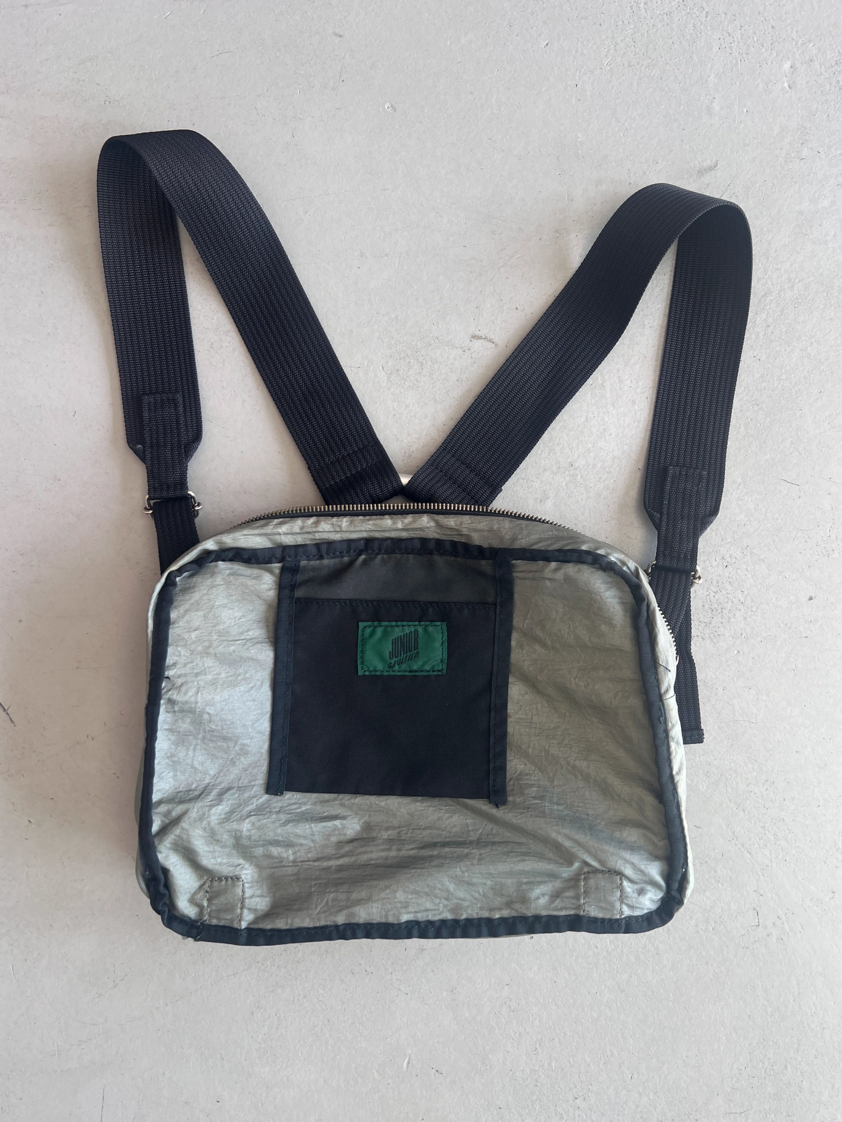 JEAN PAUL GAULTIER JUNIOR - 1990s RECTANGULAR NYLON BACKPACK
