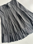 MARELLA - 2000s PANELED PLEATED LONG PINSTRIPED SKIRT