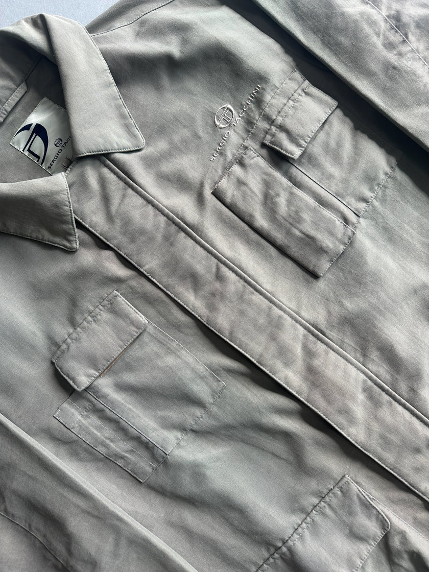 SERGIO TACCHINI - 2000s MULTI POCKET NYLON JACKET