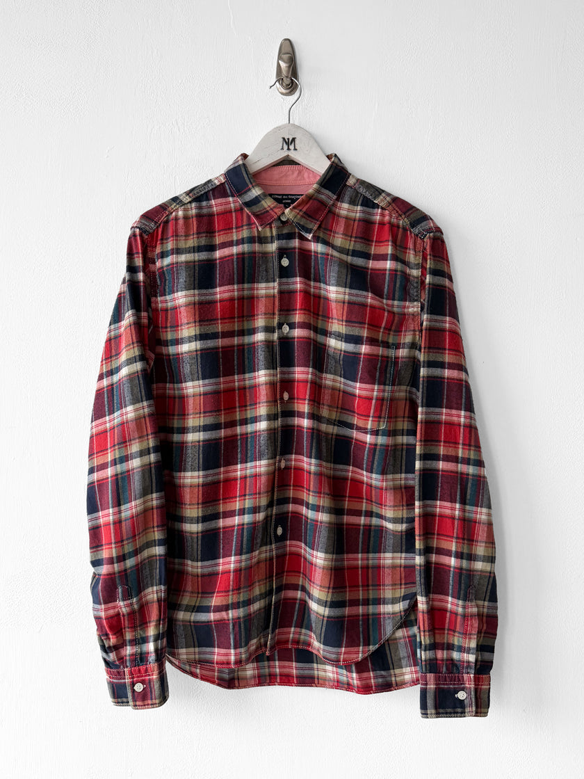COMME DES GARÇONS - A/W 2010 PLAID CHECK LONG SLEEVE SHIRT