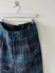 NICHOLAS DALEY - F/W 2021 CHECKED WOOL FRONT PLEATS TROUSERS