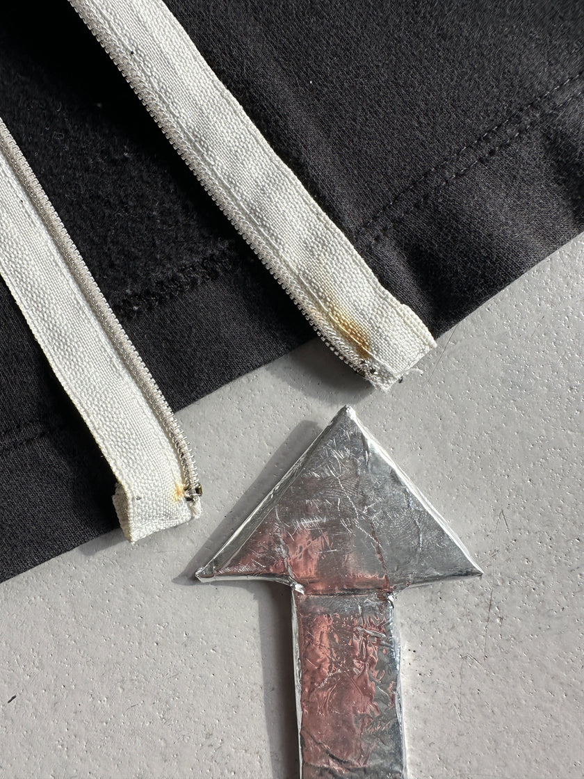 GIANFRANCO FERRÉ - 1990s BOTTLE NECK TRIPLE ZIP SWEATER