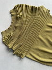 TRUSSARDI - 2000s SHOULDER OFF KNIT TOP