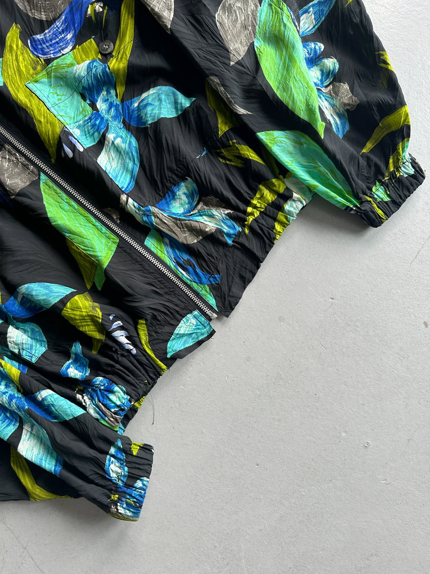 ISSEY MIYAKE - S/S 1996 FLORAL PRINT BOXY FIT LIGHT JACKET
