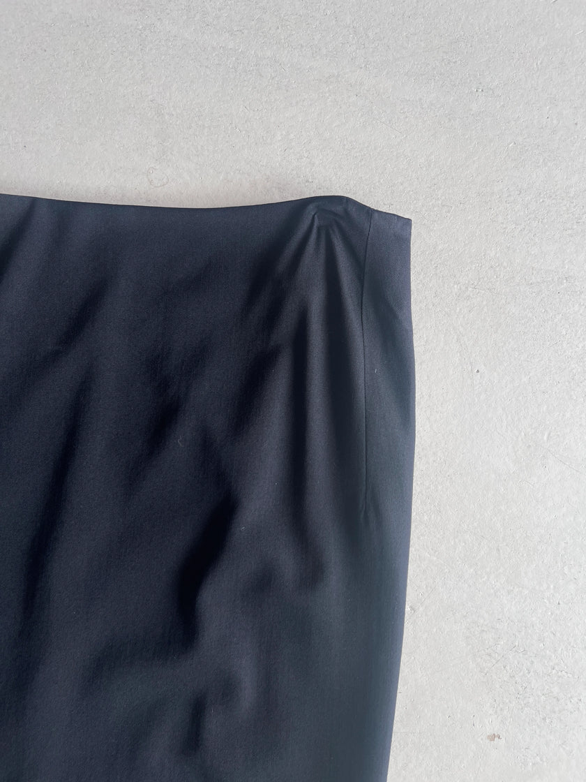 YOHJI YAMAMOTO Y's - A/W 2007 ASYMMETRICAL WRAP SKIRT PANEL