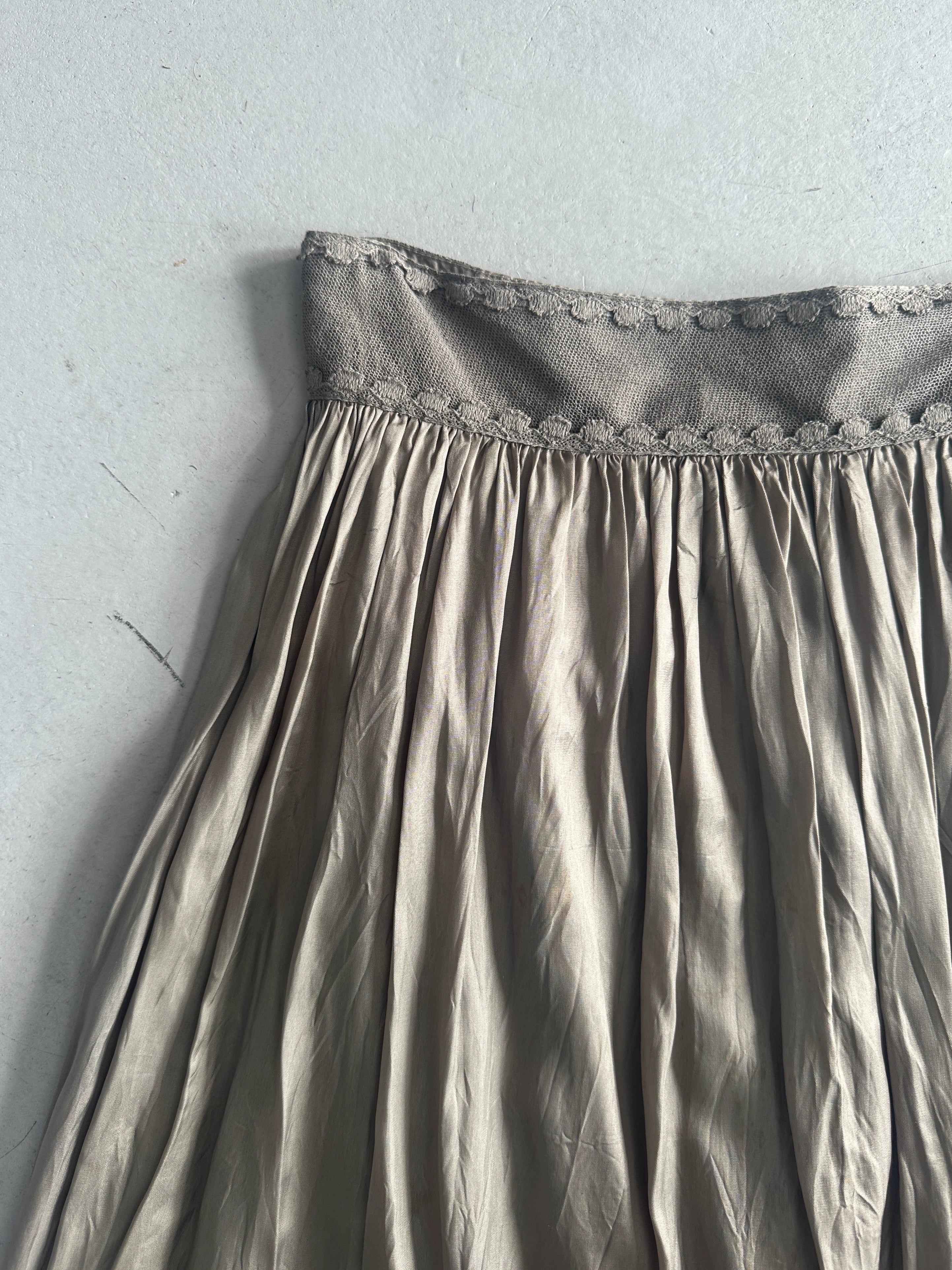 ISABEL MARANT - F/W 2006 SAMPLE SATIN SKIRT