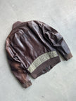 BIKKEMBERGS- 2000s CARGO LEATHER BOMBER JACKET