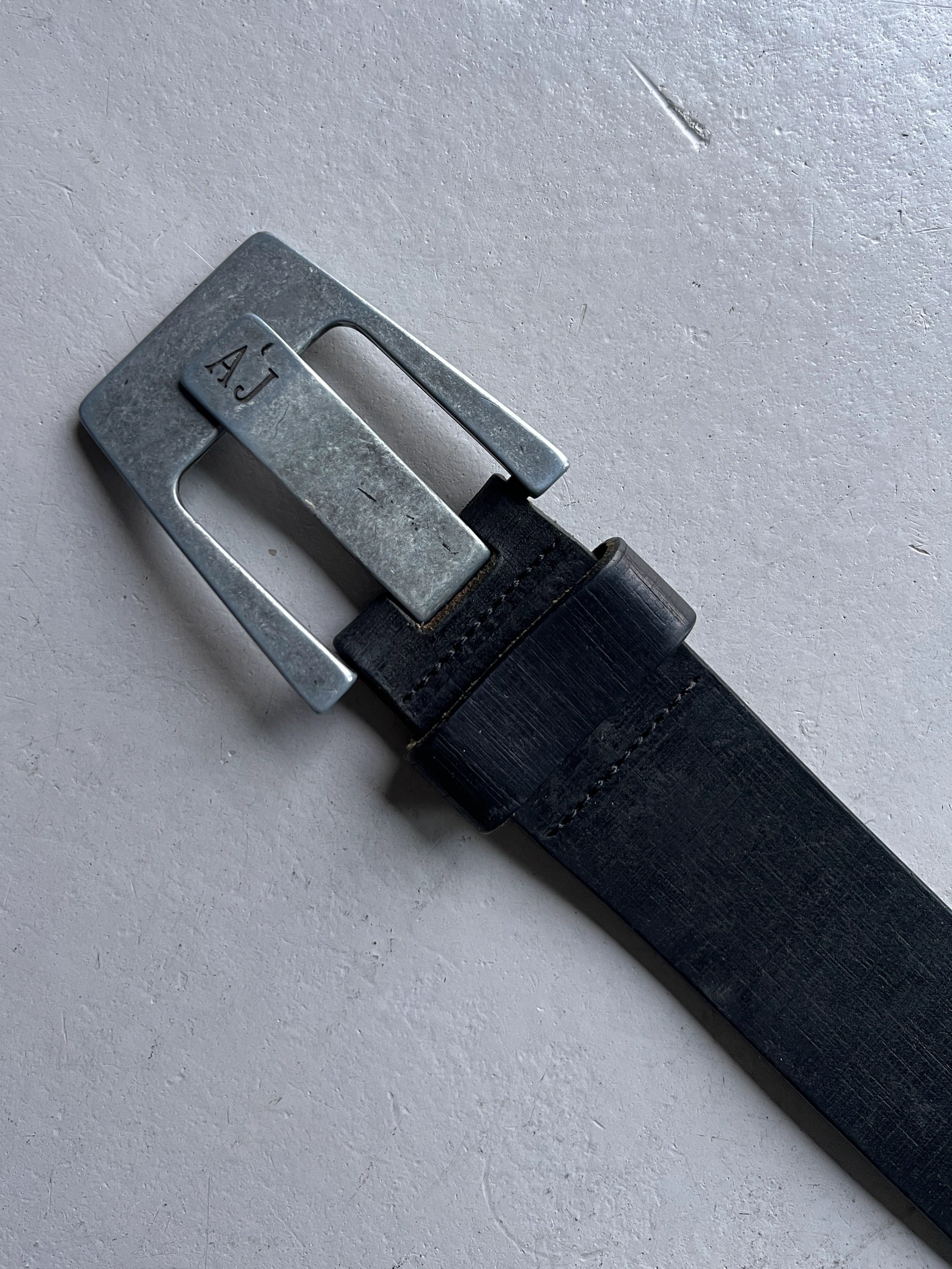 ARMANI JEANS - 2000s LEATHER BELT