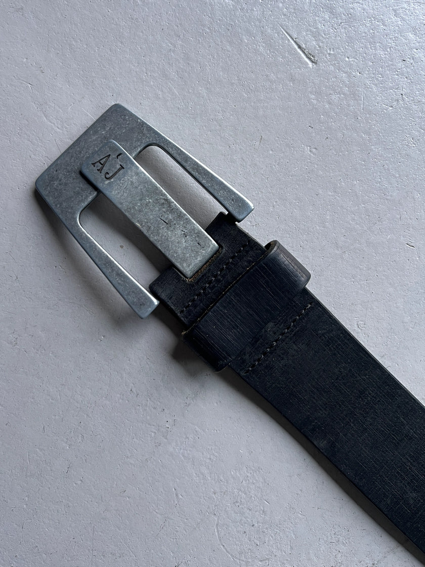 ARMANI JEANS - 2000s LEATHER BELT