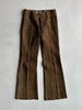 2000s FLARED LEG SUEDE TROUSERS