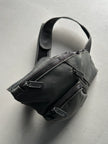 GIANFRANCO FERRÉ - 1990s SLING BAG WITH VELCRO STRAP POUCH