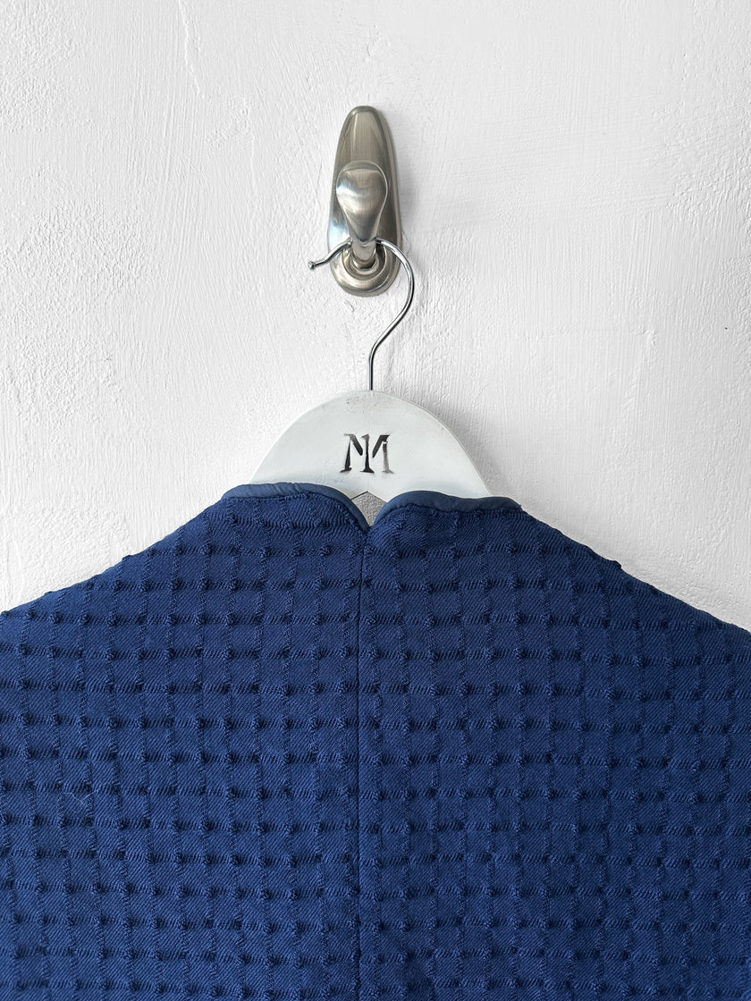 ISSEY MIYAKE - early 1970s TEXTURED SINGLE BUTTON BLAZER