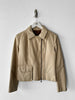 VITTORIO FORTI - late 1990s ASYMMETRIC FRONT LEATHER JACKET