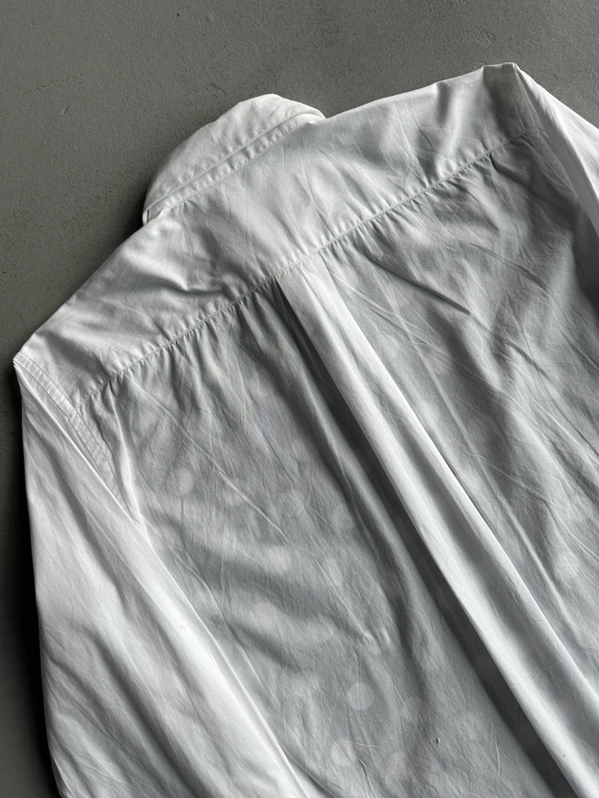 COMME DES GARÇONS BLACK - S/S 2011 POLKA DOTS FRONT PANEL LONG SLEEVE SHIRT