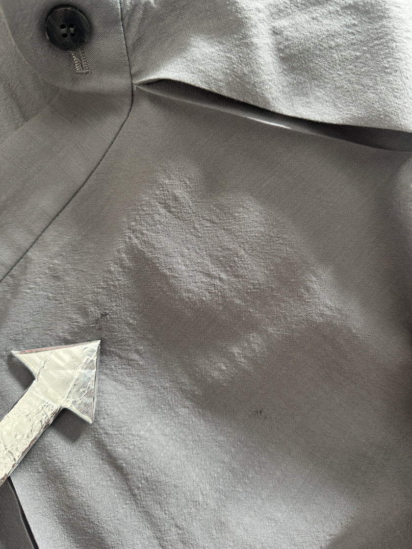 ISSEY MIYAKE - 1980s ARCHITECTURAL HIGH WAIST MAXI SKIRT