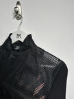 COMME DES GARÇONS - S/S 2025 PERFORATED MESH JACKET WITH CONSTRASTING SLEEVE