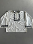 1970s EMBROIDERED WIDE SLEEVE TUNIC SHIRT