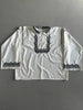 1970s EMBROIDERED WIDE SLEEVE TUNIC SHIRT