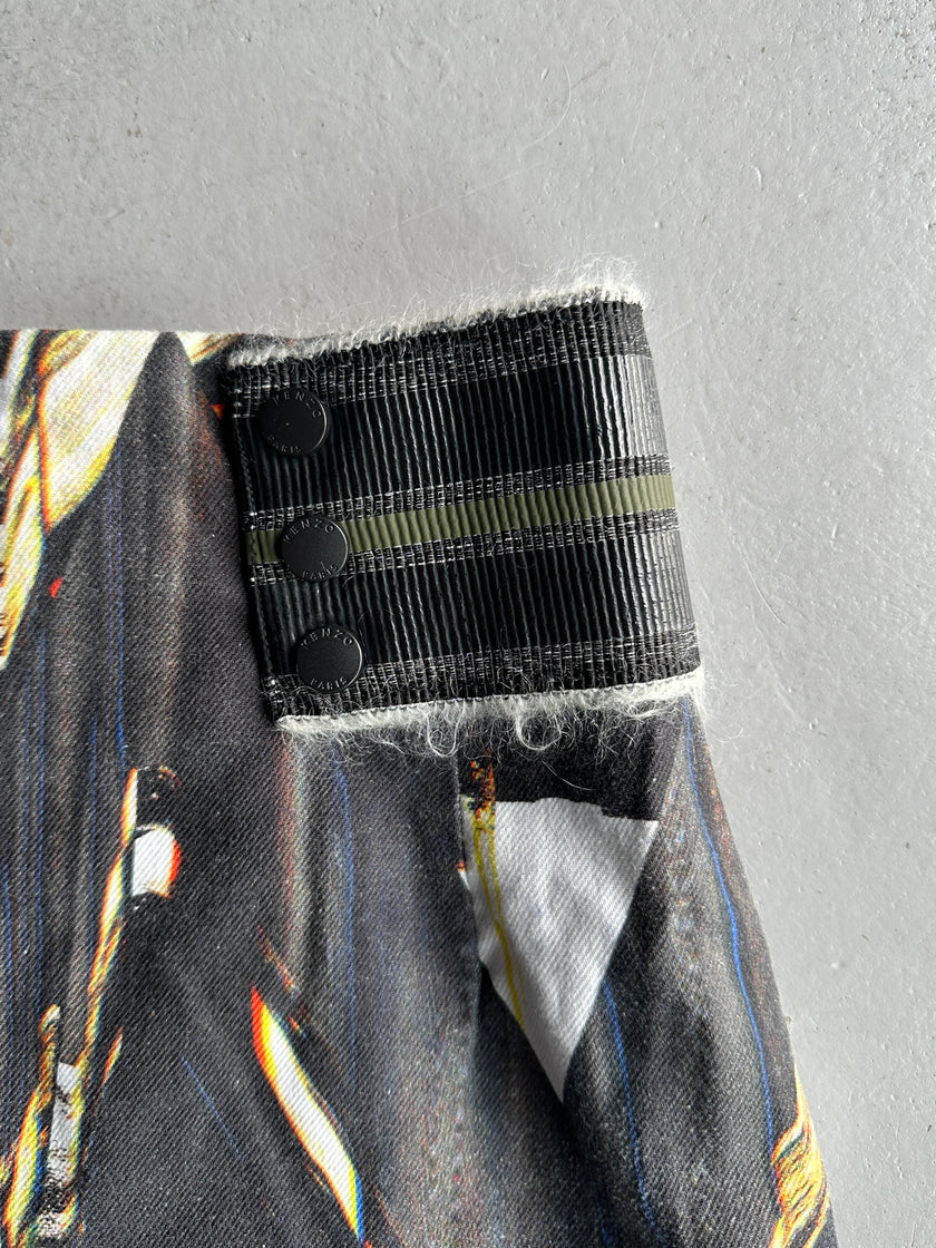 KENZO - F/W 2014 ZIPPED PANEL MINI SKIRT