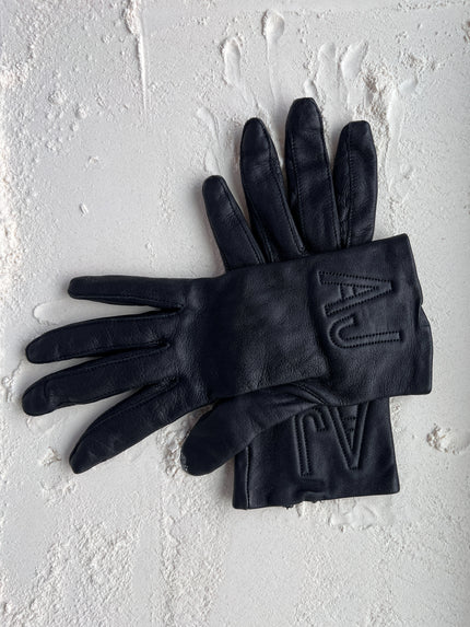 ARMANI JEANS - 1990s LEATHER GLOVES