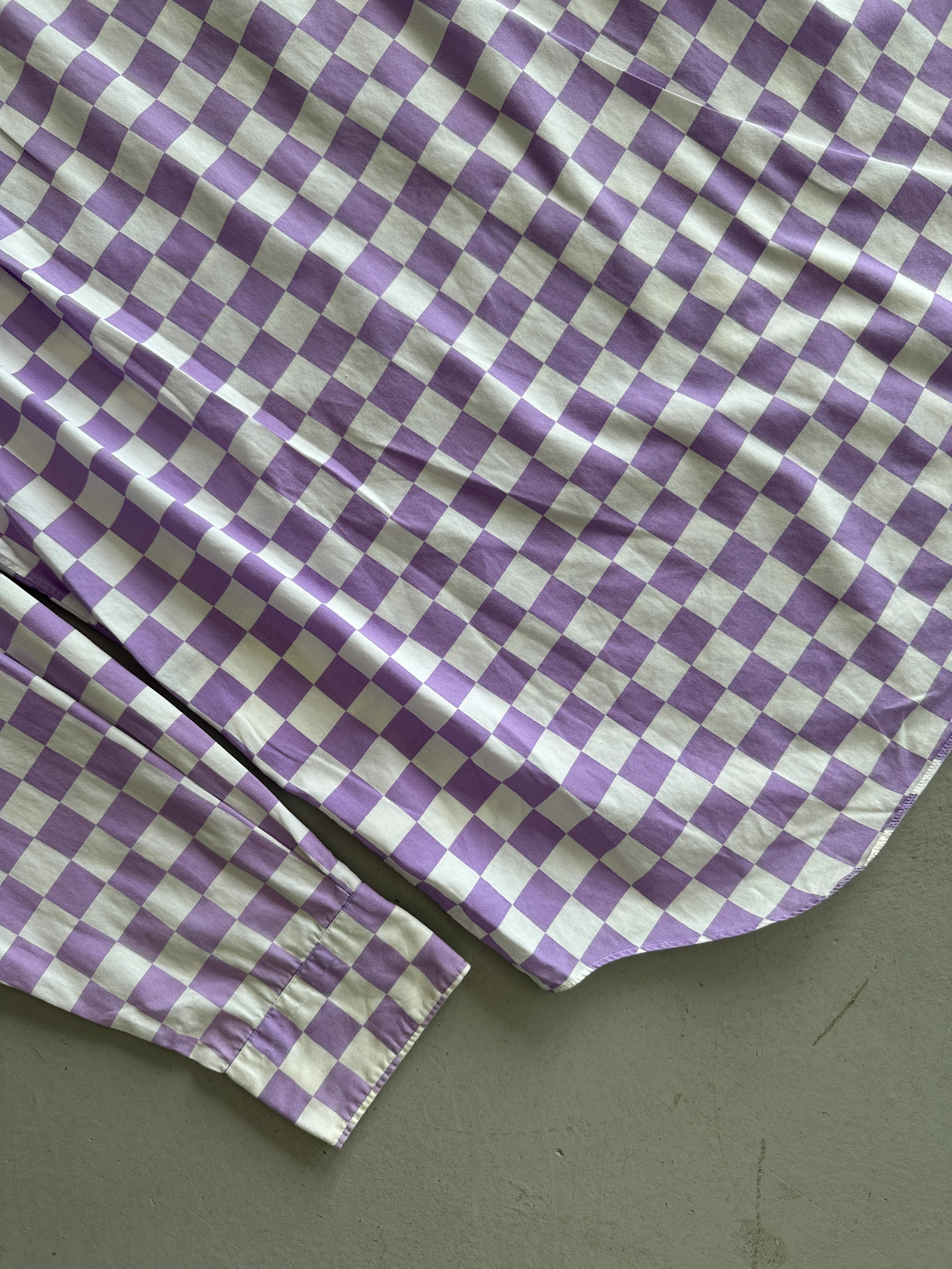 COMME DES GARÇONS HOMME PLUS - S/S 2001 GRADIENT CHECKBOARD SHIRT