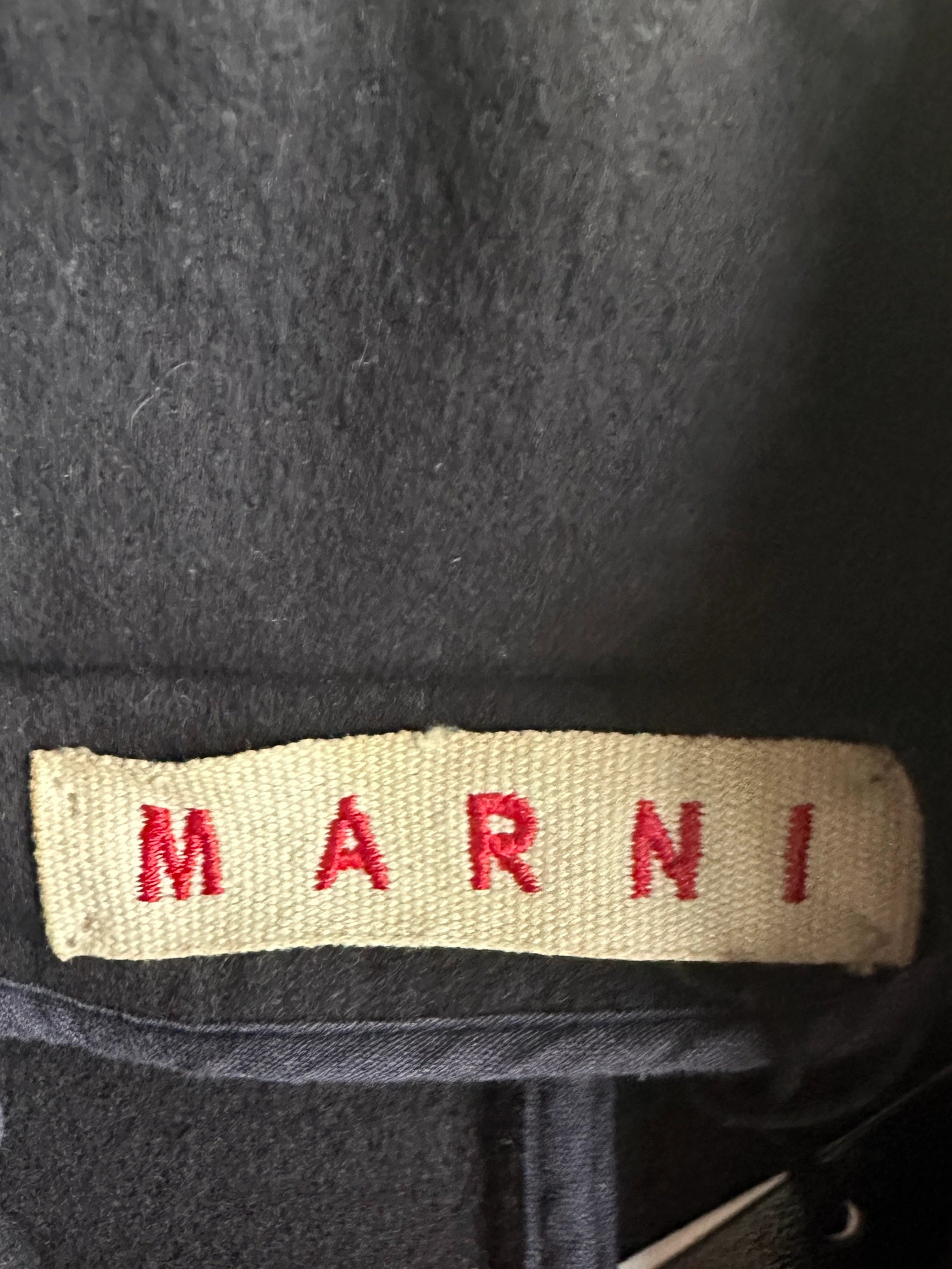 MARNI - 1990s OPEN FRONT WOOL JACKET