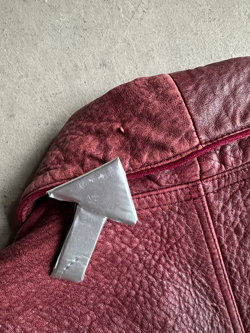 BYBLOS - 1980s BOXY FIT LEATHER JACKET