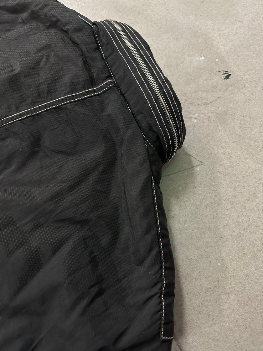 JET SET SKI - 1990s PARACHUTE PUFFER GILET