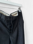 HELMUT LANG - late 1990s PINSTRIPED STRAIGHT LEG TROUSERS