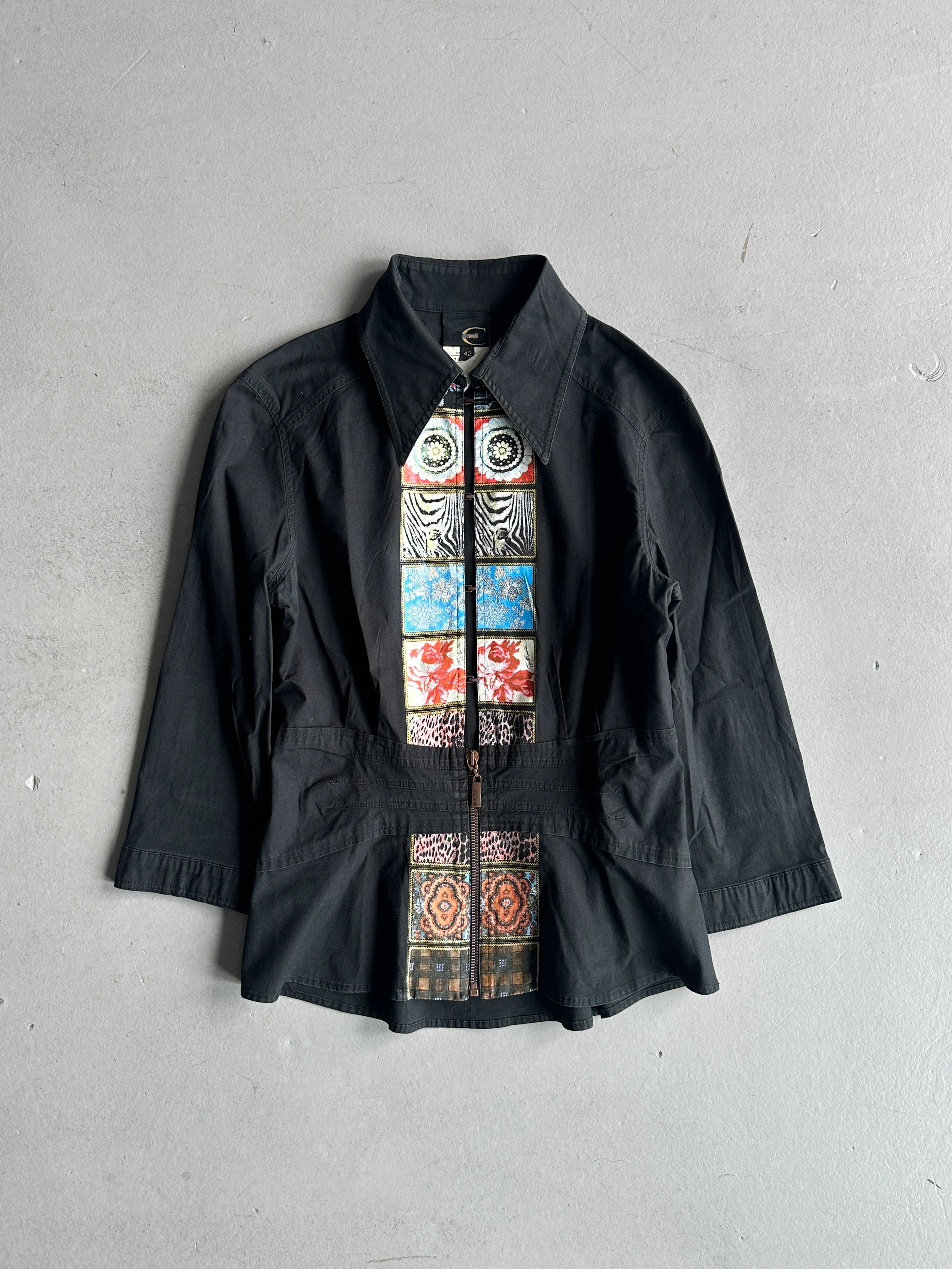 JUST CAVALLI - S/S 2005 CORSET STYLE SHIRT