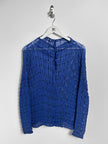 ISSEY MIYAKE - S/S 2001 SHEER PLEATED BUTTONED BLOUSE